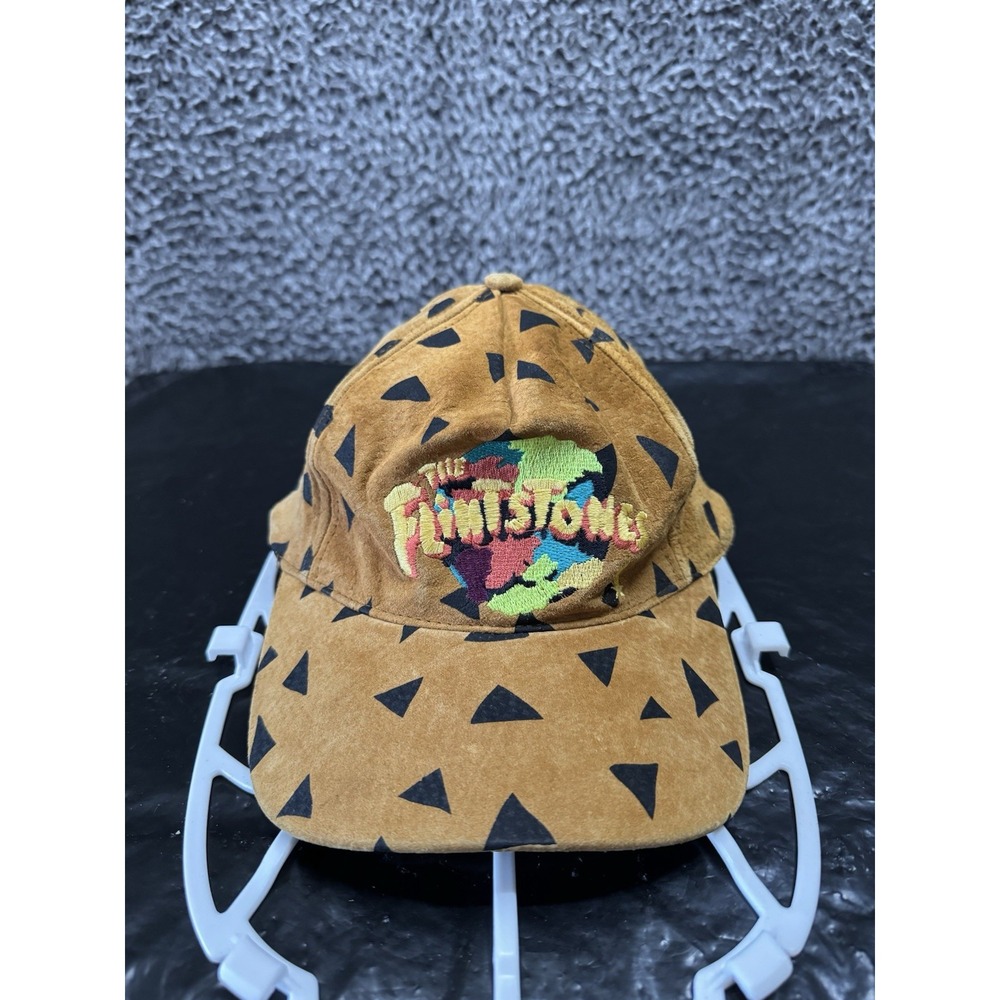 Vintage‎ 1993 The Flintstones Youth Snapback Hat  Pig Suede Leather